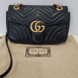 GG Marmont small matelassé shoulder bag